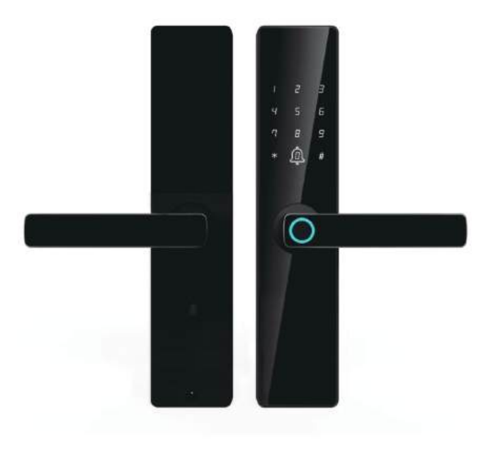 YEYAY HOME Pro Smart Room Door Handle Lock – Fingerprint, Passcode, RFID Card, Key & Tuya WiFi Control smart door lock, YEYAY