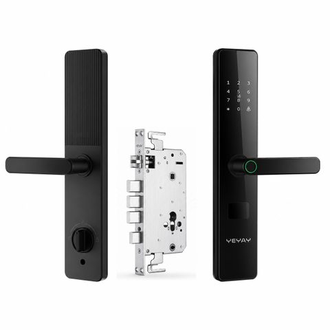 WiFi Smart Handle Lock | Fingerprint, Password and Card | HOME
