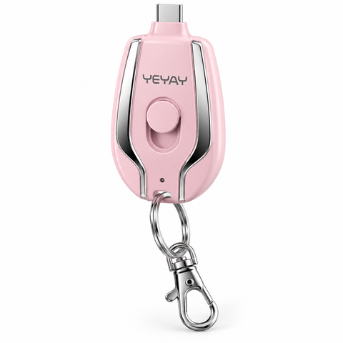 Keychain Power Bank | USB C | 1000mAh | POWKEY C1