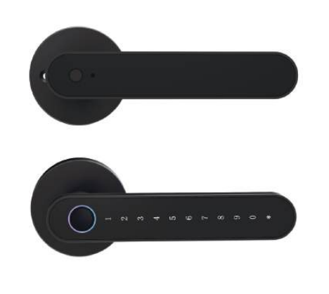 Interior Door Handle Lock | Fingerprint, Passcode, Card & Bluetooth | LIVING
